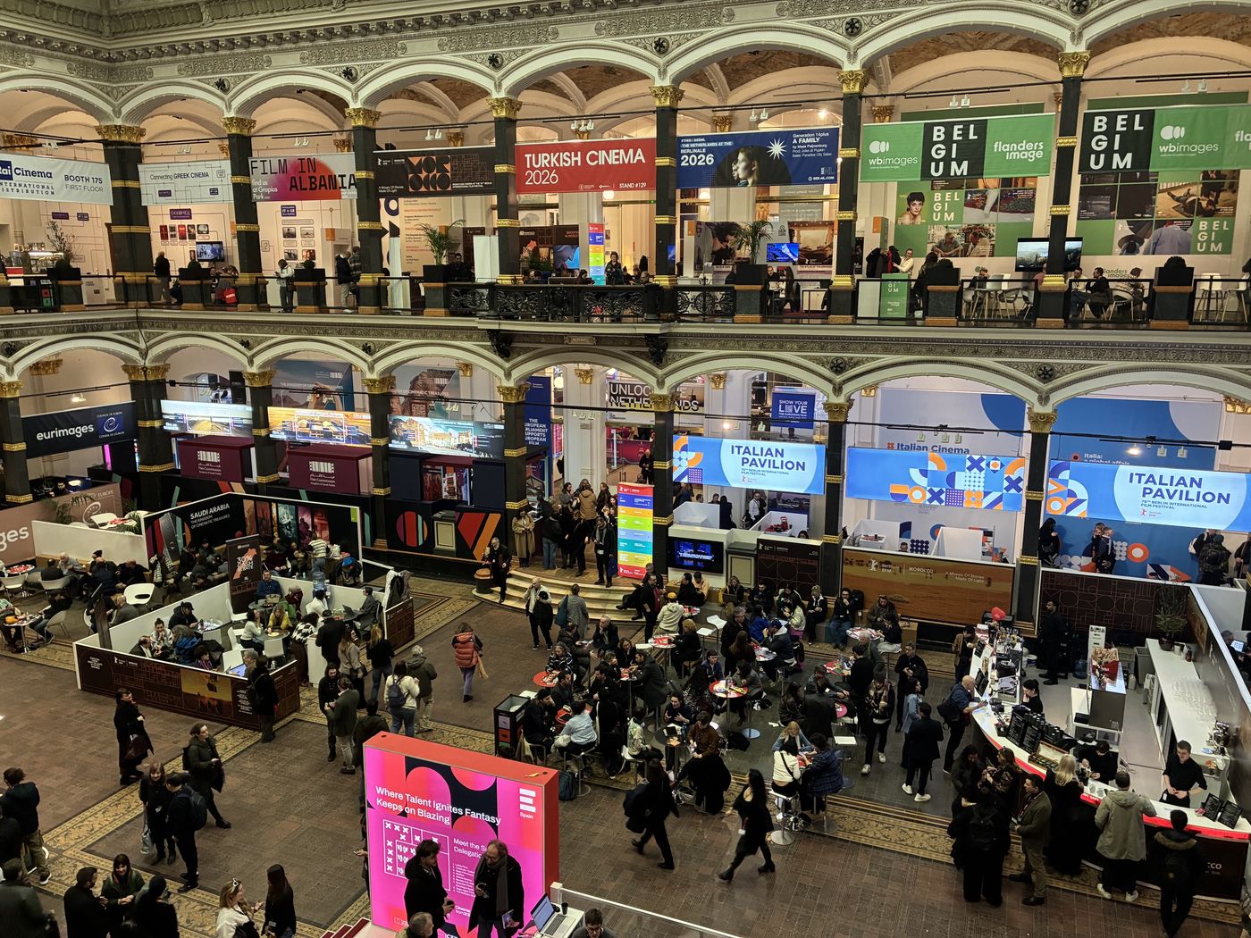 Gilles Duffaut at the European Film Market, Berlin